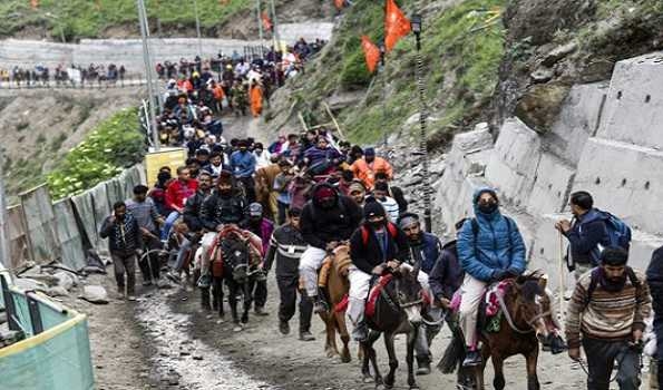 Amarnath Yatra: Fresh batch of 3,536 pilgrims leaves Jammu base camp