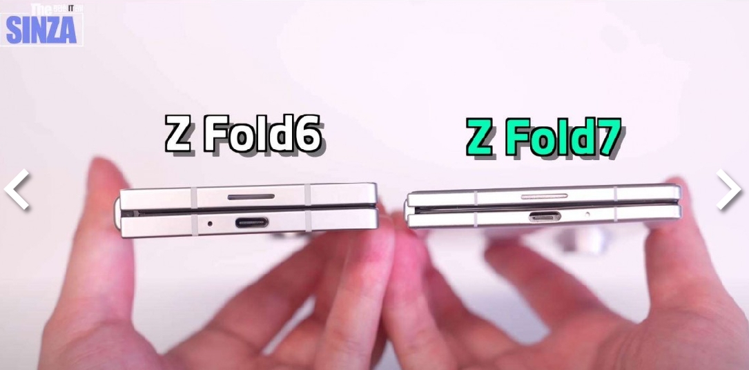 فيديو جديد يُظهر نموذج Galaxy Z Fold7 بجانب Z Fold6 ويكشف الفروقات التصميمية