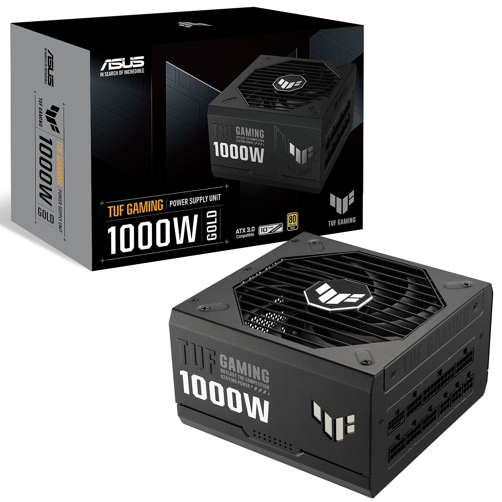 مراجعة وحدة الطاقة ASUS TUF Gaming 1000W Gold: كفاءة وأناقة في قلب جهازك