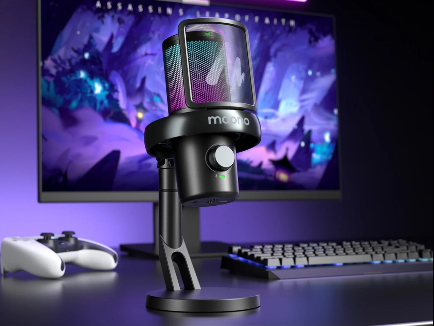 Maono تطلق ميكروفون DM40 Pro اللاسلكي بميزات الذكاء الإصطناعي للاعبين وصناع المحتوى