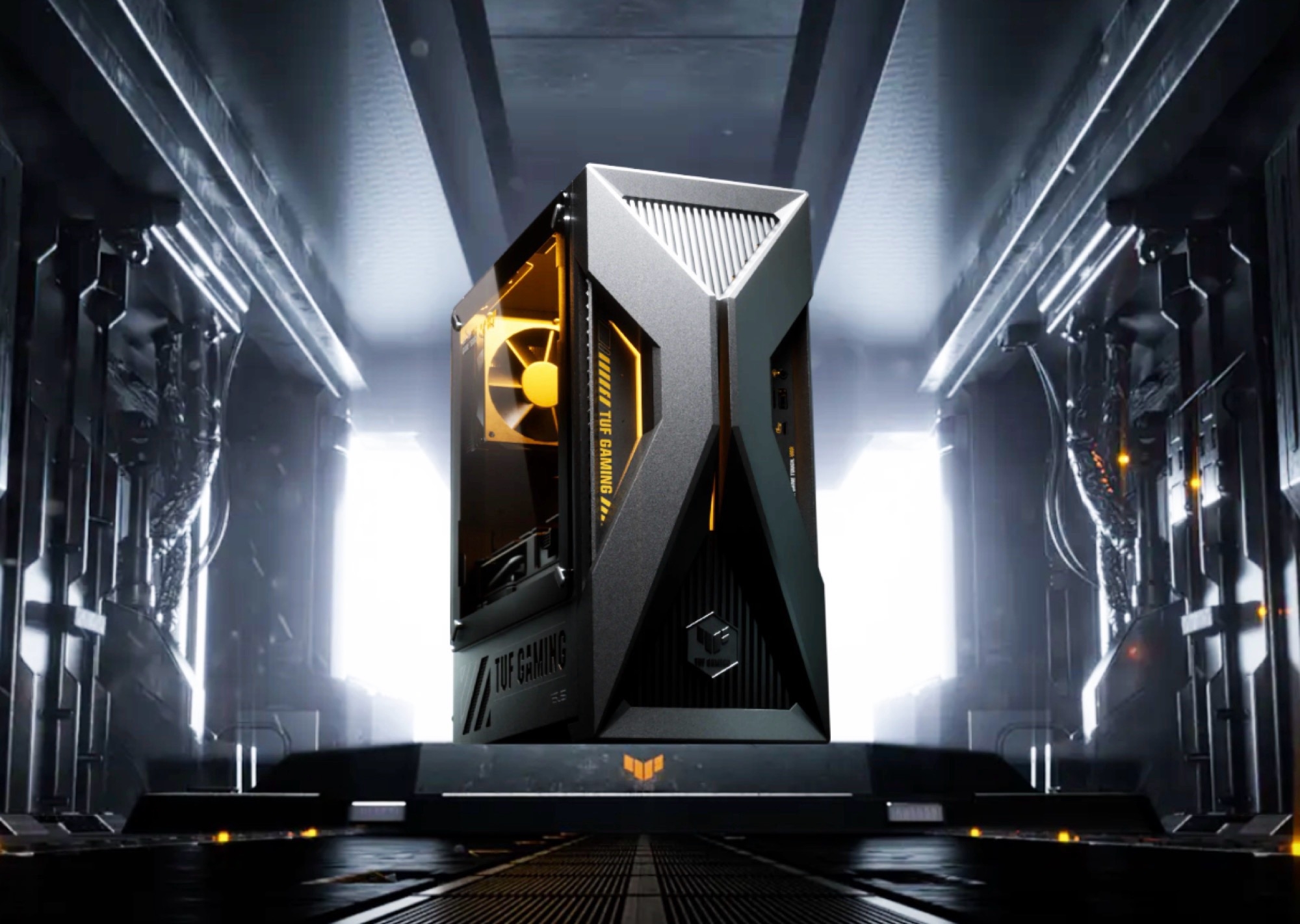 Asus TUF Gaming T500 جهاز ألعاب يجمع بين معالج حاسب محمول وكارت شاشة لسطح مكتب