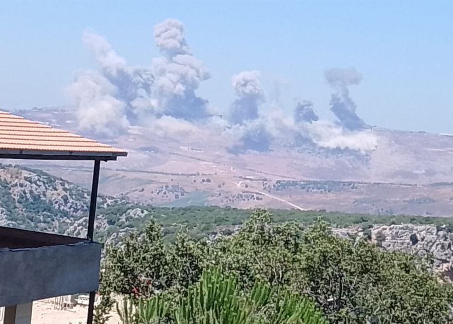 بالفيديو - عدوان جوي واسع وعنيف بصواريخ ارتجاجية جنوب لبنان