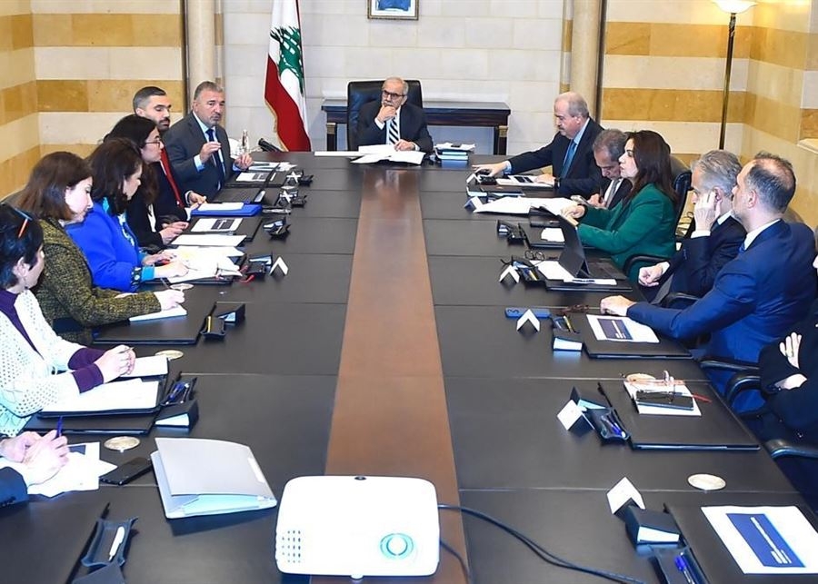 رئيس الحكومة ترأس اجتماعا بحث في مشروع إعادة إعمار البنى التحتية المقدم من البنك الدولي: للمناطق الحدودية الأولوية