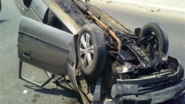 مصرع وإصابة طفلين إثر انقلاب سيارة ملاكي بالشيخ زايد