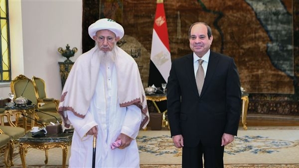 سلطان البهرة يثني على جهود التنمية المصرية وترسيخ مبادئ المواطنة والتسامح