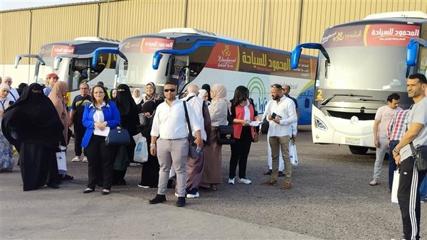 على متن العبارة "آيلة"، الفوج السادس من الحجاج يغادر ميناء نويبع البحري