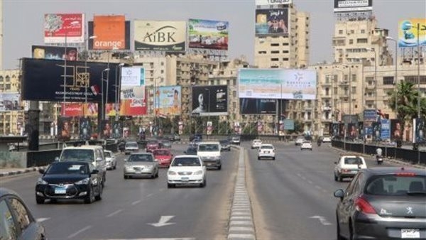 حالة الطرق يوم عرفة، خريطة الحالة المرورية بمحاور وميادين القاهرة والجيزة