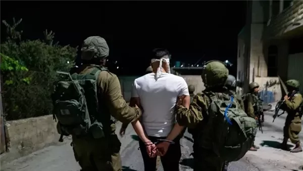 قوات الاحتلال الإسرائيلي تعتقل 6 فلسطينيين بالضفة الغربية