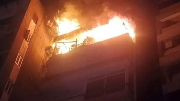 حريق في عقار مكون من 5 طوابق بمدينة نصر والحماية المدنية تدفع بـ 3 سيارات إطفاء