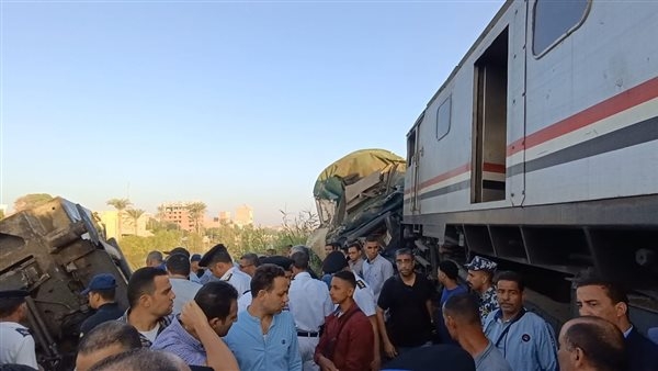 وفاة ربة منزل صدمها قطار أثناء عبور شريط السكة الحديد بالشرقية