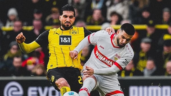 بوروسيا دورتموند يسقط أمام شتوتجارت 1/2 في الدوري الألماني