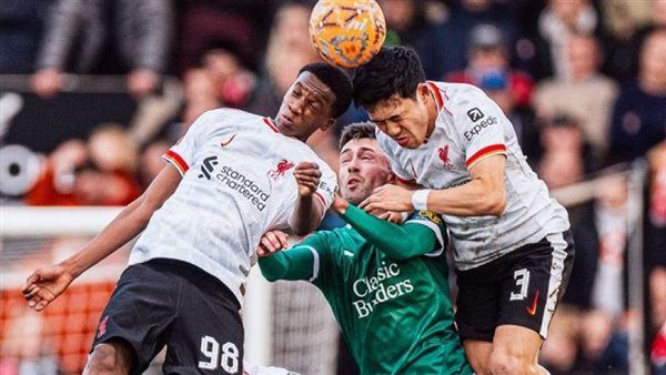 ليفربول يتأخر بهدف أمام بليموث بعد مرور 80 دقيقة