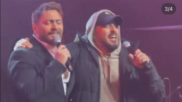 شاهد، حسام الحسيني يغني مع تامر حسني come back to me بعد 16 عاما من طرحها