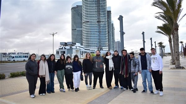 العلمين الجديدة تواصل استقبال طلاب الهندسة للاطلاع على التجربة العمرانية