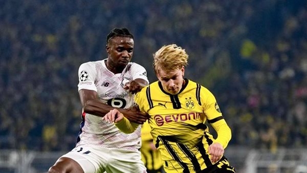 بوروسيا دورتموند يتعادل مع ليل 1/1 في دوري أبطال أوروبا