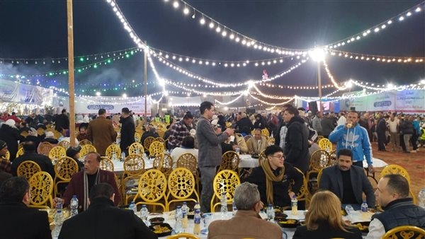 وطن واحد، مائدة إفطار تضم 10 آلاف صائم في شبرا الخيمة (صور)