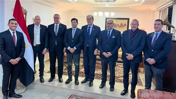 أشرف صبحي وياسر إدريس يشاركان في اجتماعات الجمعية العمومية لـ أنوكا بالجزائر