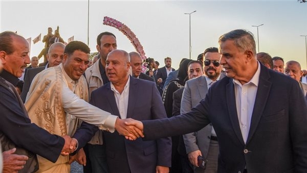 كامل الوزير ومحافظ الإسكندرية يتفقدان إنشاء محور حسن علام ببرج العرب