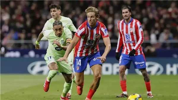أتلتيكو مدريد يفقد نجمه في مواجهة برشلونة بكأس ملك إسبانيا