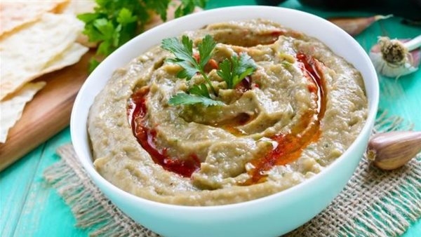طريقة عمل البابا غنوج، سلطة سريعة التحضير لسفرة رمضان
