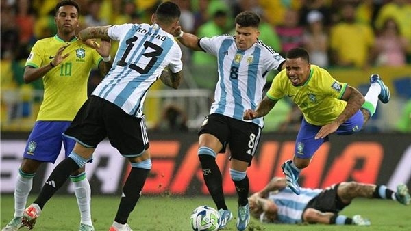 موعد مباراة الأرجنتين والبرازيل في تصفيات كأس العالم والقناة الناقلة