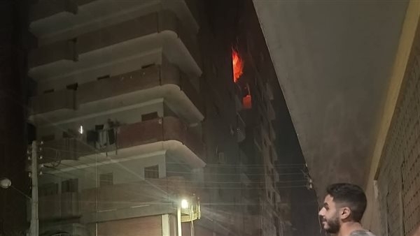 حريق شقة يكشف جناية شروع في قتل بالسلام