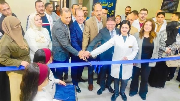 افتتاح أعمال تطوير معمل مستشفى النوبارية الجديدة والسماليجي يتفقد تشطيبات السوق التجارية
