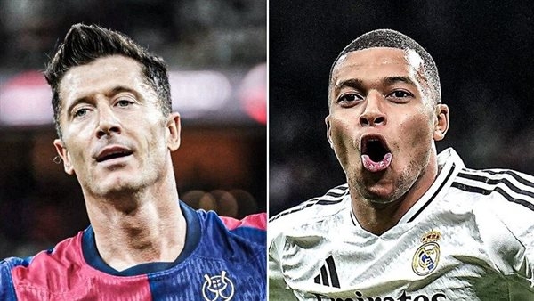 ترتيب هدافي الدوري الإسباني، مبابي يضغط على ليفاندوفسكي