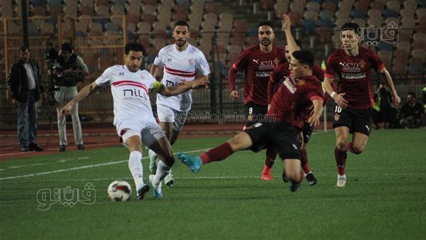 عبد الله السعيد يسجل هدف الزمالك الأول في شباك سيراميكا (صور)