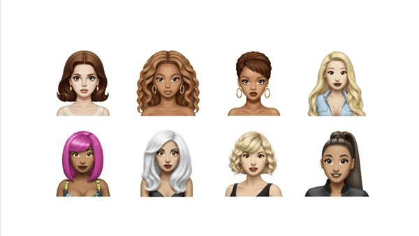 آبل تضيف إيموجيز لفنانات البوب النساء في تحديث iOS 18.5