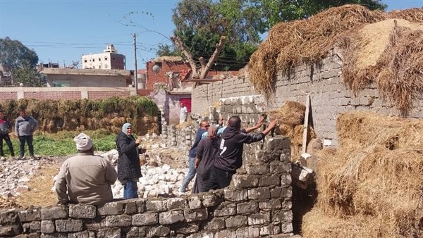 حملة إزالات مكبرة على قرى قوص لحالات التعدي والبناء المخالف