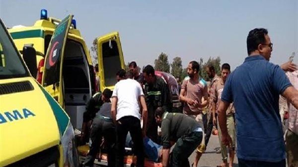 إصابة 14 شخصًا في انقلاب ميكروباص بينهم 6 من عائلة واحدة بكفر الشيخ