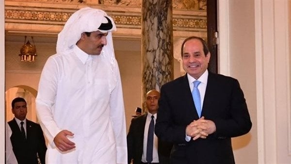 السيسي لتميم: مصر ترفض أي انتهاك يمس بسيادة دولة قطر