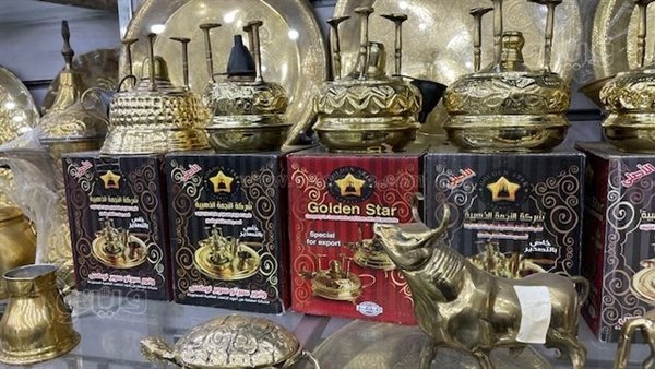 أسعار وأنواع سبرتاية القهوة في العتبة.. الطقم الكامل يبدأ من 450 جنيهًا ويصل إلى 1250.. وارتفاع سعر النحاس سبب موجة الغلاء الأخيرة (فيديو وصور)