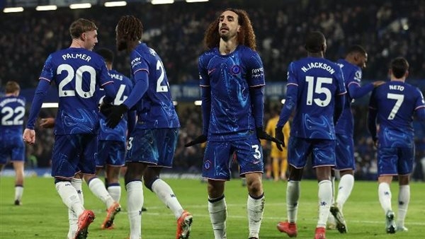 دوري المؤتمر الأوروبي، تشيلسي يتقدم على يورجوردين 0/2 في الشوط الأول