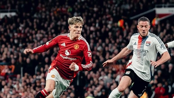 مانشستر يونايتد يتأهل لنصف نهائي الدوري الأوروبي أمام ليون