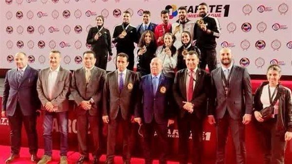 وزير الشباب يهنئ أبطال منتخب الكاراتيه بتصدرهم الدوري العالمي