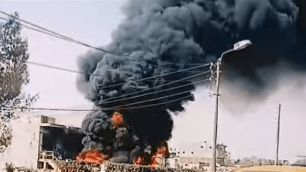 السيطرة على حريق بشجرة ضخمة على طريق العواونة ببني سويف