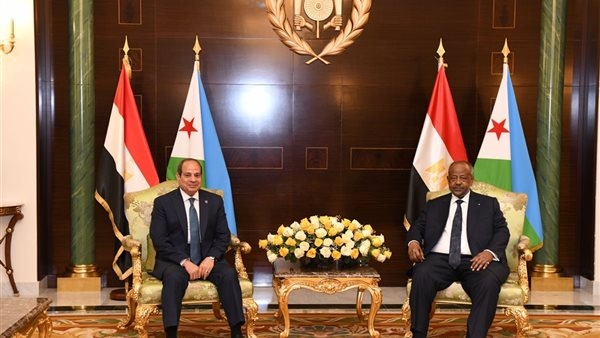 السيسي وجيلة يرحبان بمبادرة افتتاح مركز الأزهر الشريف لتعليم اللغة العربية في جيبوتي