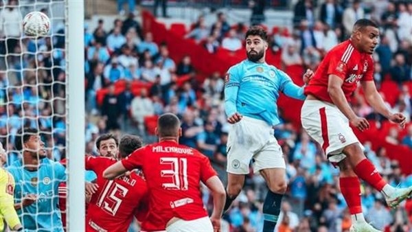 مرموش يقود مانشستر سيتي لنهائي كأس الاتحاد الإنجليزي علي حساب نوتينجهام فورست