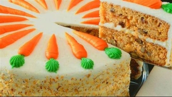 طريقة عمل كيكة الجزر لذيذة وسهلة ومغذية