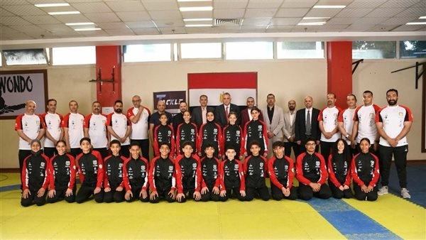منتخب التايكوندو يتوجه للإمارات للمشاركة في بطولة العالم للناشئين
