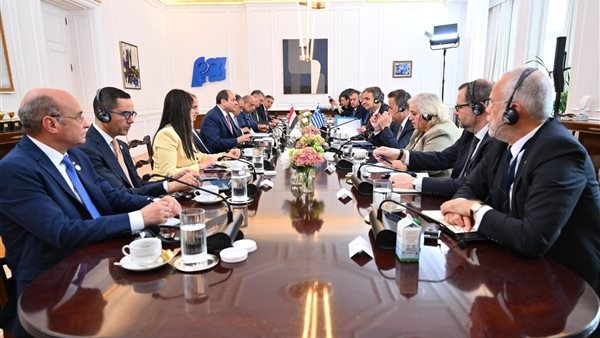 تفاصيل المباحثات المصرية اليونانية والاجتماع الأول لمجلس التعاون رفيع المستوى