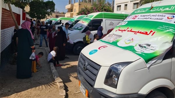 إطلاق 5 قوافل طبية ضمن مبادرة رئيس الجمهورية "حياة كريمة"