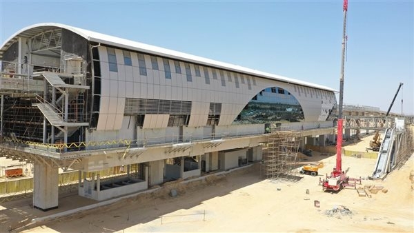 شاهد أحدث تصوير جوي لتقدم معدلات تنفيذ مشروع مونوريل غرب النيل