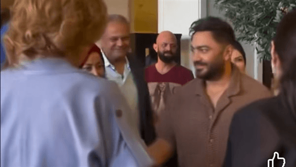 وفاء عامر عن لقائها بتامر حسني: من أجمل اللقاءات المحفورة في الذاكرة (فيديو)