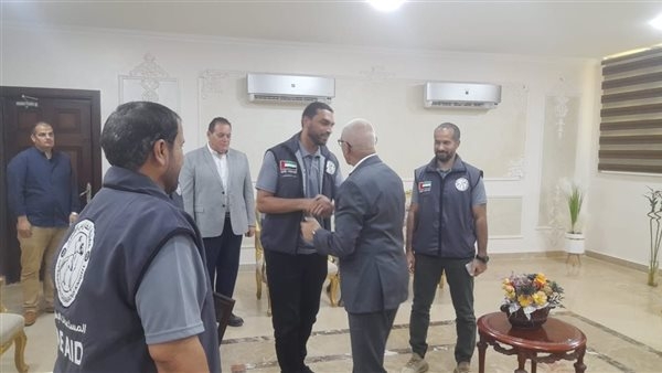 محافظ شمال سيناء يستقبل وفد عملية الفارس الشهم