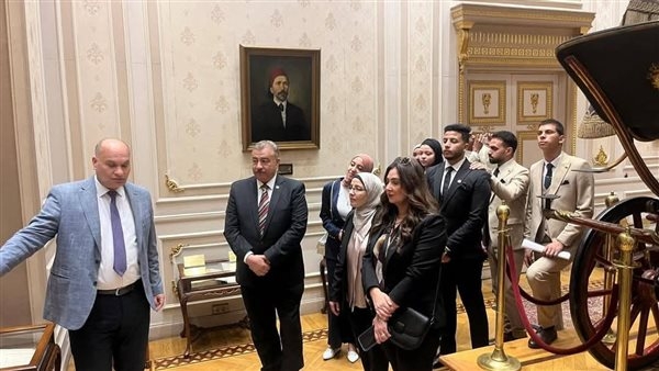 طلاب جامعة بنها في زيارة لمجلس النواب المصري
