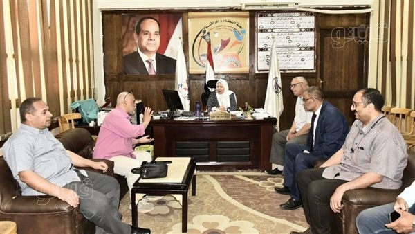 وكيل التعليم ببني سويف تتفقد كنترول امتحانات الدبلومات الفنية