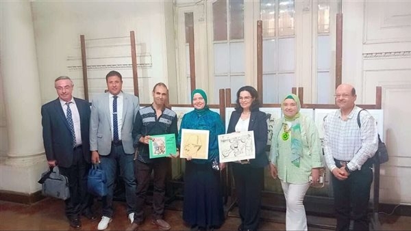 صاروخان وبورتريهات الإسكندرية لأول مرة بكلية الفنون الجميلة بالإسكندرية